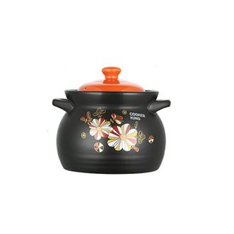 炊大皇-厨房家用大容量耐高温养生煲汤砂锅陶瓷锅鲜味陶瓷煲5L-TCXW5002