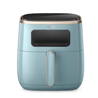 飞利浦/Philips  空气炸锅家用全自动5.6L可视窗口无油低脂蒸烤嫩炸一体无油烟