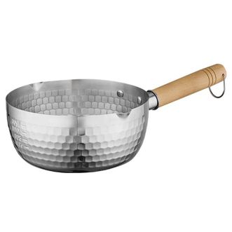 爱仕达（ASD）  不锈钢奶锅汤锅奶锅不锈钢雪平锅宝宝辅食锅一锅多用18CM NS18B2TG NS18B2TG