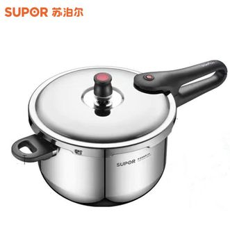 苏泊尔（SUPOR）  304不锈钢高压锅家用燃气电磁炉通用加厚压力锅防爆快煮压力锅20cm磁炉通用