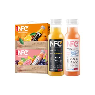 农夫山泉  橙汁+番石榴（芭乐）300ml*10瓶*2箱