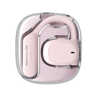 纽曼真无线开放式蓝牙耳机Q9升级版粉HiFi音质定向传音骨传导挂耳式通话降噪手机音乐耳塞持久续航
