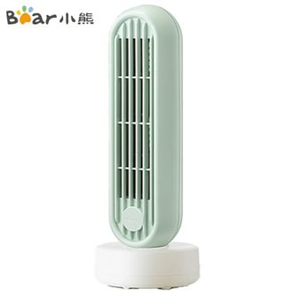 小熊/Bear  无叶风扇  【负离子净化+摇头送风】迷你轻音 电脑USB风扇 小型塔式无叶电扇    DFS-A04K1