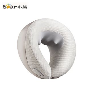 小熊（Bear）颈椎按摩器颈部按摩仪颈椎肩颈按摩枕U型枕热敷旅行便携AMQ-F03C5-P01