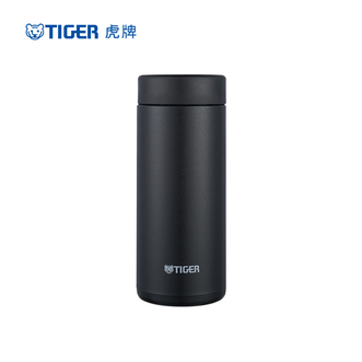 虎牌（TIGER）   不锈钢轻量便携保温杯简约商务男女士水杯 MMZ-W35C 曜岩黑KK 350ml