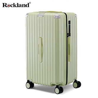 洛克兰/ROCKLAND  理想系列拉链行李箱男女万向轮拉杆箱CRX7377香草奶昔20英寸