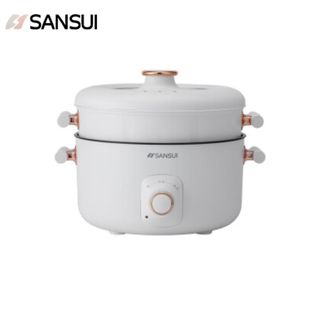SANSUI  电火锅SHG-5344 家用电煮锅多功能锅电热锅分体式电炒锅多用途小电锅 5L 分体