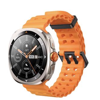 机乐堂/Joyroom  蓝牙通话智能手表锌合金圆形表盘触摸式无线充电智能手表