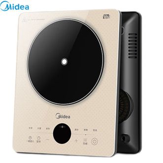 美的/Midea  电磁炉家用多档调节火锅炉 铂钻系列 2200W大功率 恒匀火加热 爆炒定时多功能电磁炉