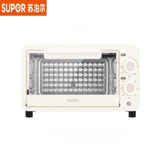 苏泊尔（SUPOR）  电烤箱OJ10A806 家用空气炸锅迷你小型蒸箱空气循环免翻面上下独立控温烤箱可视定时烘烤机 10L
