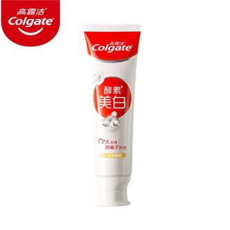高露洁/Colgate  酵素美白牙膏 淡雅桂花味120g*1支 酵素亮白去黄去渍防渍美白清新口气牙膏