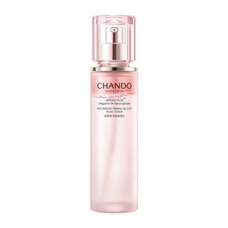自然堂/Chando  粉钻紧致细嫩玫瑰水紧致细嫩太空玫瑰水肌肽反重力补水舒缓保湿110mL  ZHT-110FZMS1