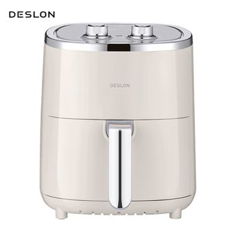 德世朗（DESLON）  空气炸锅家用多功能4L金属内腔不沾易清洗电炸锅