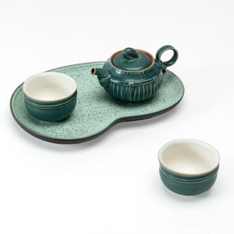 万仟堂（Edenus）  唐宫茶宴*随手礼01功夫茶具套装 陶瓷高档茶盘整套茶具高档礼盒