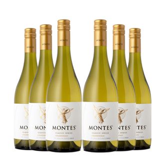 MONTES  蒙特斯天使霞多丽干白葡萄酒 整箱6支装