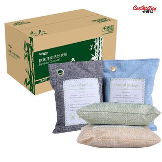卡饰社（CarSetCity）车内除味 竹炭包活性炭 汽车除味 除甲醛 （4*500g）