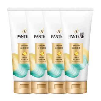 潘婷/Pantene  护发素  丝质顺滑润发精华素  200g*4瓶  水润光泽柔顺  修护受损发质