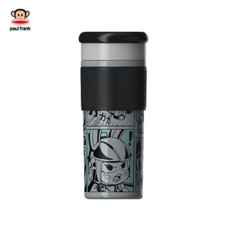 大嘴猴/PaulFrank  漫画风双饮保温杯600ml容量高颜值杯子316L不锈钢内胆保温杯PFD095-600（漫画灰）