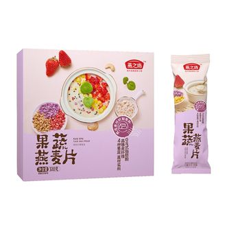 燕之坊  燕麦片 即食冲饮谷物代餐营养早餐膳食纤维无额外添加蔗糖便携装 果蔬燕麦片 320g  果蔬燕麦片 320g