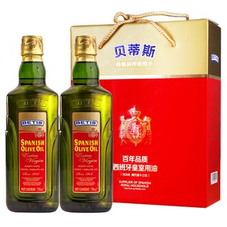 贝蒂斯/BETIS  特级初榨橄榄油 750mlx2瓶 礼盒装