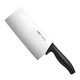 王麻子  家用锋利菜刀 不锈钢厨房多功能厨刀 申墨系列壹18cm切片刀