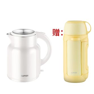 苏泊尔（SUPOR）  电水壶304不锈钢防烫2L大容量 SW-20T06A 赠 1.5升 保温壶KC15KY10