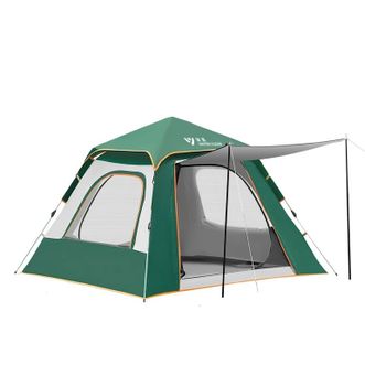 清系  银胶涂层2门2窗自动速开帐篷