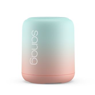 sanag  暖冬渐变系列蓝牙音箱 X6S绿渐粉