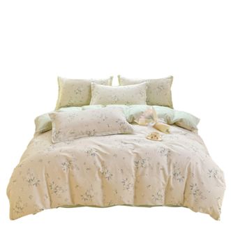 啄木鸟/Plover  100%纯棉四件套 伊春 枕套 被套 床单 单双人宿舍 全棉高密