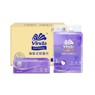 维达  抽纸*36包 3层102抽大包家用实惠装卫生纸 立体压花细腻柔韧