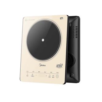 美的/Midea  家用电磁炉 多档调节 2200W大功率 爆炒一体 干烧保护 微晶玻璃面板 MC-22TA01