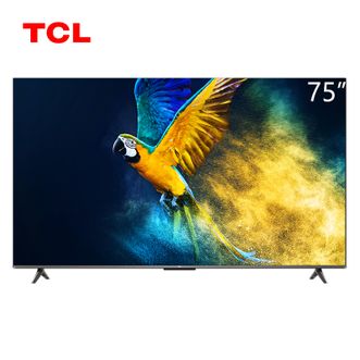 TCL电视 75V8E Pro 75英寸 游戏电视 高色域 120Hz WiFi6 金属全面屏电视机