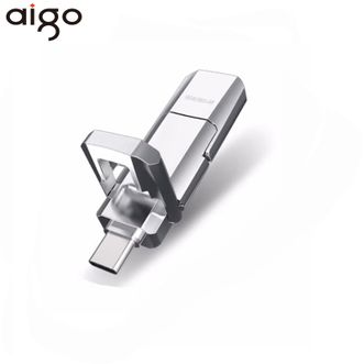 爱国者（aigo）  移动固态U盘U393【1TB】双接口 USB3.2 Type-C高速520MB/s手机电脑大容量办公优盘 苹果16外接备份