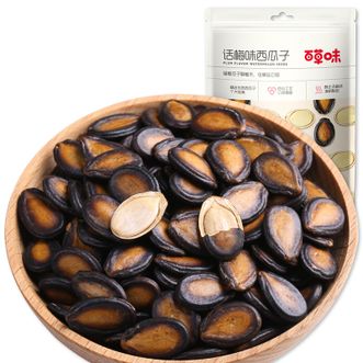 百草味 话梅西瓜子108g*3袋 休闲零食特产炒货瓜子 颗粒饱满西瓜子