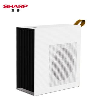 夏普/Sharp  桌面暖风机/家用取暖器/卧室电暖器/办公室电暖气/离子群净化/PTC陶瓷速热/轻音节能HX-AM201A-W
