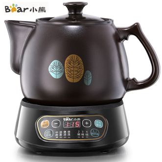 小熊（Bear）中药锅煎药壶3.5L中药壶养生壶全自动熬药砂锅药罐中药煲电药壶电药锅煲药熬药锅陶瓷JYH-B40Q1