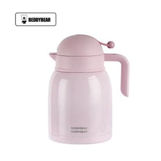 杯具熊（beddybear）   保温壶家用2L大容量热水壶316不锈钢保温水壶小鸟造型简约现代风格粉色保温壶