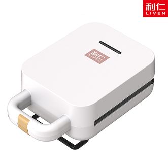 利仁/LIVEN  三明治早餐机 迷你饼铛 家用煎蛋机 多功能小电煎锅 LPSM-15A（白色单盘）