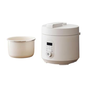 立时/olayks  电压力锅 YBW3001B 机械旋钮款 双胆配置