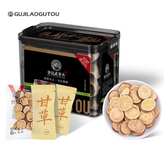谷记老谷头/GUJILAOGUTOU  [净口小袋]甘草200g(10g*20袋)优质大片甘草垂直正切主根精华