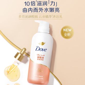 多芬（Dove）多芬精华沐浴露500g 丝缎滑 白桃果香沐浴乳全新品上市