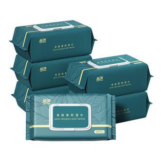 蓝漂湿巾纸婴儿宝宝儿童手口屁专用量贩家庭家用实惠装10包整箱