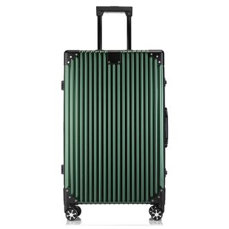 泰梦Tymon旅行传奇铝镁合金拉杆箱铝框登机箱万向轮旅行密码行李箱墨绿色24英寸