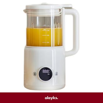 olayks.  破壁机  0.6L 豆浆机 迷你小型家用多功能降噪低音榨汁机 免洗全自动料理机  OLK-D01