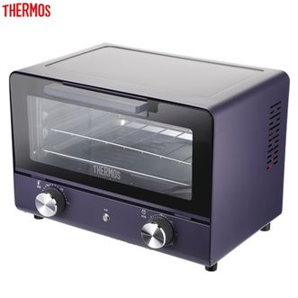 膳魔师（THERMOS）  12L电烤箱 多功能烹饪烘焙烧烤烤肉烤蛋糕烤面包烤蛋挞厨房电器电烤炉EHA-5119A紫色