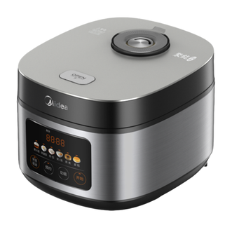 美的/Midea  电饭煲电饭锅3-4个人家用4L大容量聚能釜金属机身大火力【升级焖香阀】RE417
