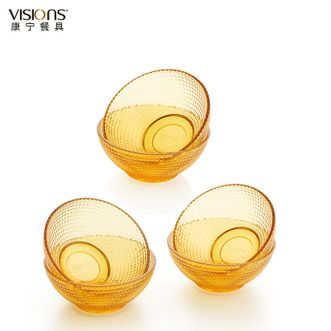 康宁（VISIONS）晶莹餐具6件组玻璃餐具碗6个小碗套装VS-AMR6/KZYL