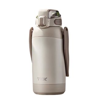 TKK  大容量316不锈钢吨墩桶水壶大肚水杯  猎鹰保温壶保温杯 沙丘咖 1100ml TKK2015