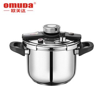 欧美达（OMUDA）  巴赫系列-304不锈钢压力锅6L 22cm（6L）BHGY22