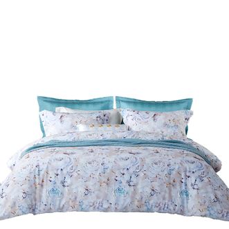 梦洁家纺  棉磨毛印花四件套 倾心花絮